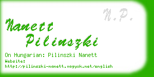 nanett pilinszki business card